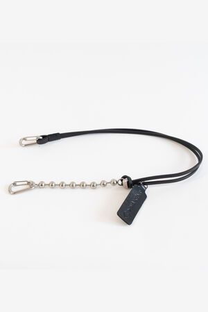 INA KENT Accessoire Schlüsselkette BALL'N'CHAIN ed.2 S16 schwarz mit silbernen Kettendetails