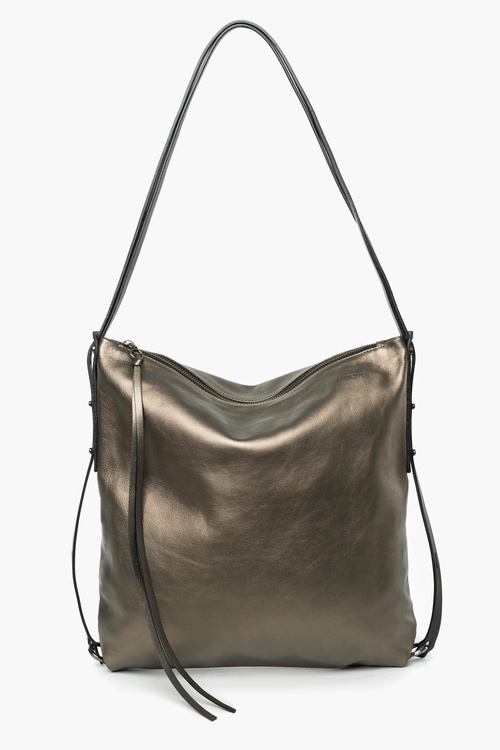 INA KENT versatile tote bag metallic gold AMPLE ed.1 mud gold