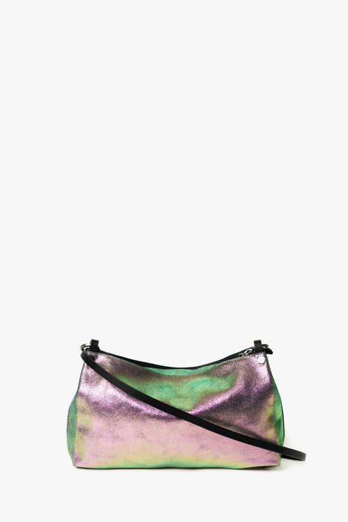 INA KENT Schultertasche ORNAMENT ed.2 in metallic two-tone rose Rückseite